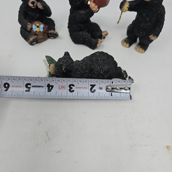 BEAR FIGURINES LOTS OF 5 - Picture 9 of 11